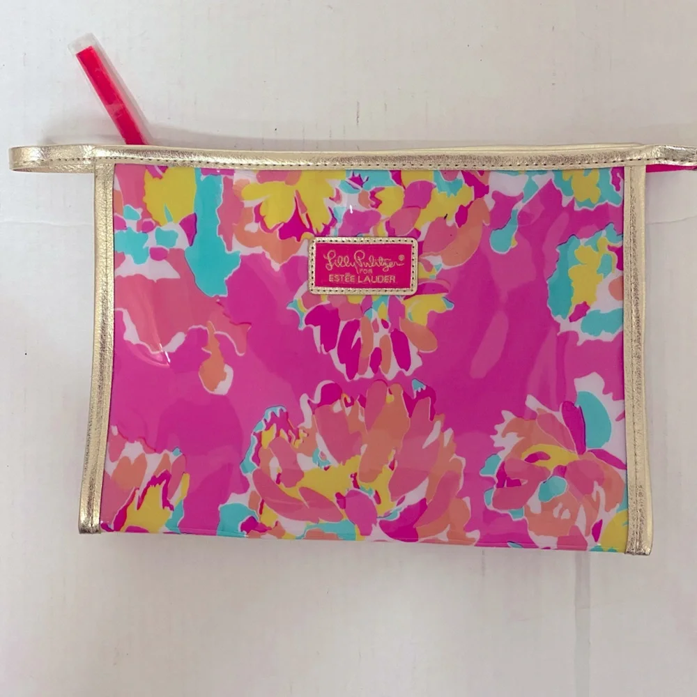 Lilly Pulitzer Make up or Travel Case for Estee Lauderdale - Picture 1 of 6